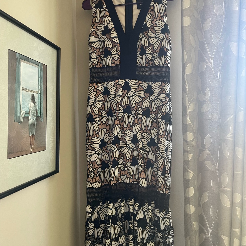 Nicole Miller Designer Summer Long Dress Size 8